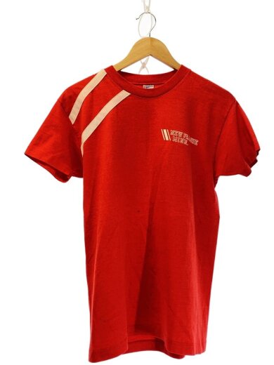 商品画像：70s/USA製/vintage/バータグ/Tシャツ/L/ポリエステル/RED 1