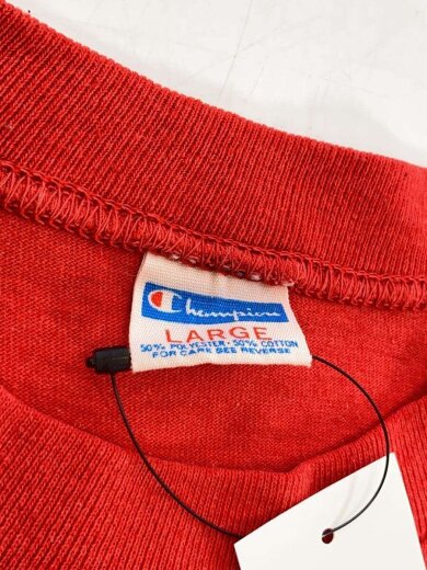 商品画像：70s/USA製/vintage/バータグ/Tシャツ/L/ポリエステル/RED 3