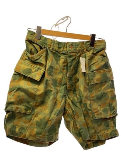 商品画像：SIDE CARGO SHORTS/CAMO/ショートパンツ/--/コットン/KHK/カモフラ 1