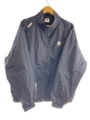 ナイロンジャケット/M/ナイロン/BLK/ロゴパッチジャケット