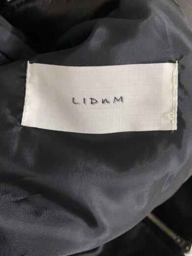 画像：LIDNMレザージャケット・ブルゾン/M/羊革/BLK/L18SS-173
