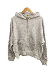 24AW/WOOL CASHMERE ZIP HOODIE/M/コットン/GRY/lm24aw07629