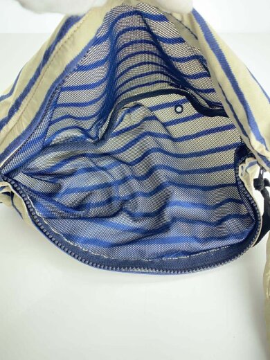 商品画像：ショルダーバッグ/BEG/ボーダー 8