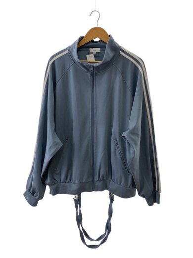 商品画像：ジャケット/M/ポリエステル/BLU/lin230746/袖バルーンズシルエットトラックジャケット 1