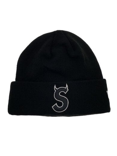 商品画像：ニットキャップ/デビル/アクリル/BLK/メンズ 1