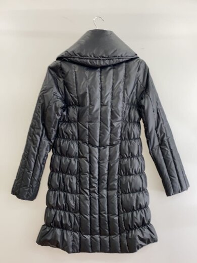 商品画像：ロングダウンジャケット/1/ポリエステル/BLK/無地/9A89002 2