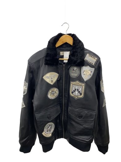 商品画像：Ashwood Luxury/レザージャケット・ブルゾン/M/レーヨン/GRY 1