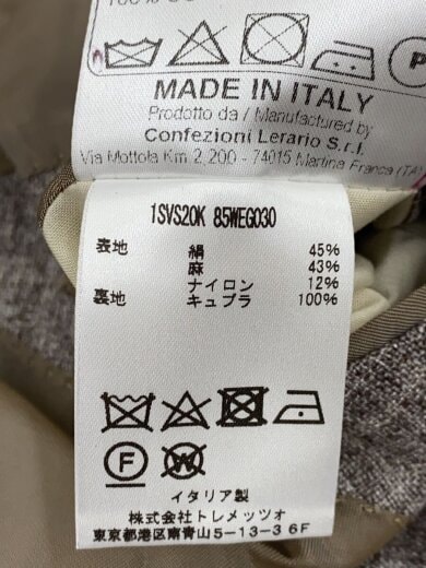 商品画像：テーラードジャケット/44/--/BEG/チェック/1SVS20K 4