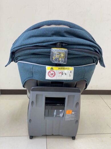 商品画像：クルムーヴ スマート ISOFIX エッグショック JL-590(NB)[ネイビ-]/新生児乳児/NVY 3