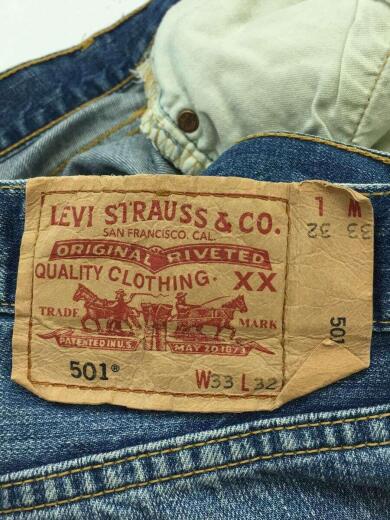 画像：Levi’s501/ボタン裏359/フィリピン製/ボトム/33/コットン/IDG/無地/03501-014