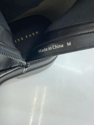 画像：LOWRYS FARMストレッチスニーカーブーツ/サイドジップ/厚底/M/BLK5