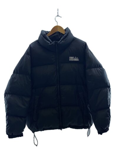画像：FIRST DOWNダウンジャケット/L/ナイロン/ブラック/黒/223-15151