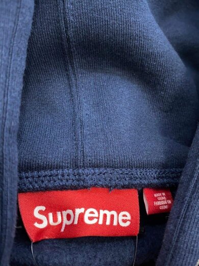 画像：Supreme25SS/Big Logo Zip Up Hooded Sweatshirt/ジップパーカー/S/コットン/NVY3