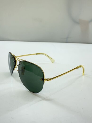 商品画像：サングラス/ティアドロップ/メタル/GLD/GRN/メンズ/RB3449/使用感・錆び有 2