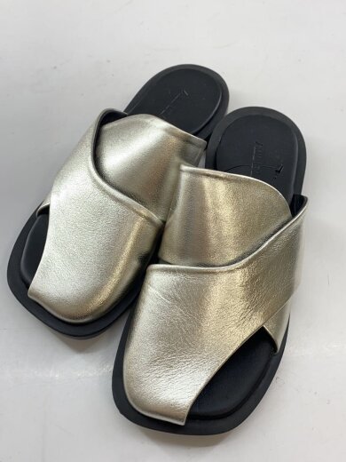 商品画像：シルバーレザーカバーサンダル/38/SLV 2