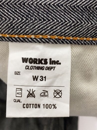 商品画像：ダブルニー/ストレートパンツ/31/コットン/GRY/ストライプ 5