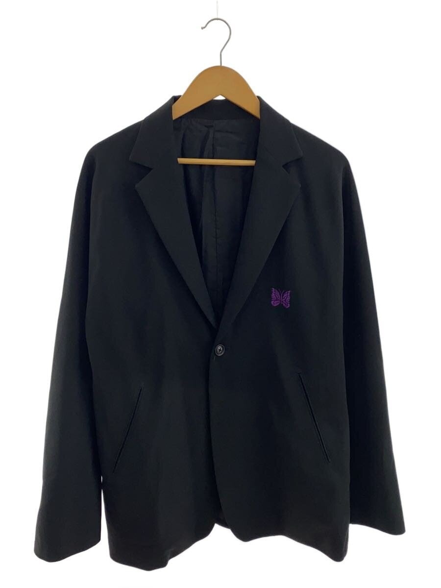 Needles / テーラードジャケット/L/ポリエステル/BLK/無地/KP354