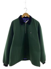 トップス/XL/ポリエステル/GRN/101234014003/QUILTED HALF ZIP SHIRT