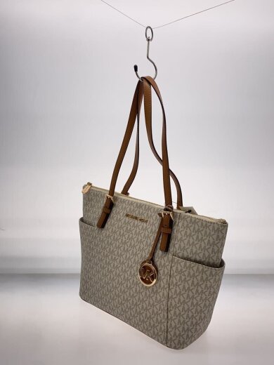 画像：MICHAEL KORSトートバッグ/--/WHT/総柄/30S0GTTT1B2