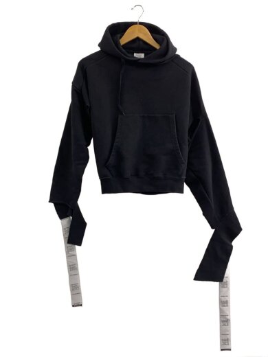 商品画像：ブラックテープフーディー/パーカー/XS/コットン/BLK 1