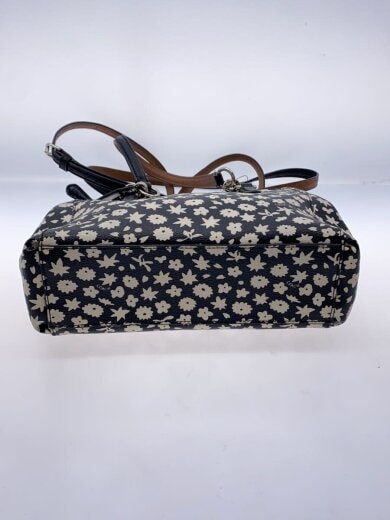 商品画像：フローラルクリスティーキャリーオール/ショルダーバッグ/レザー/BLK/総柄/F57514 4