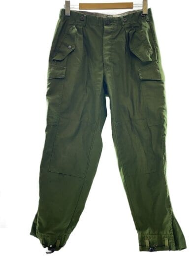 商品画像：カーゴパンツ/48/コットン/GRN/M59/ヒダリポケットボタン欠/裾ゴム変更有 1
