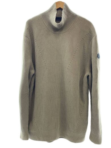 商品画像：ニット・セーター(薄手)/XL/コットン/KHK/20919F00001 M1367/タートルネックニット 1