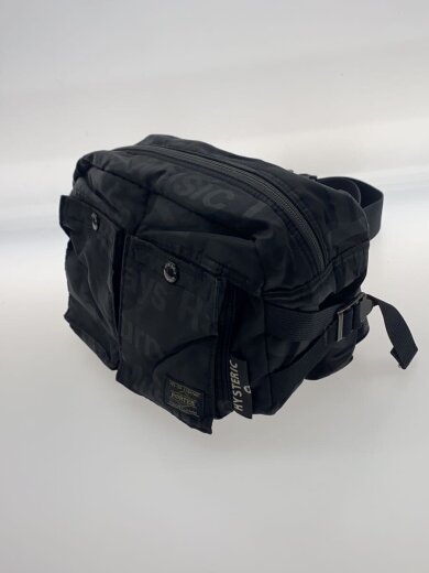 商品画像：TANKER/タンカー/ウエストバッグ/ナイロン/BLK/無地 2