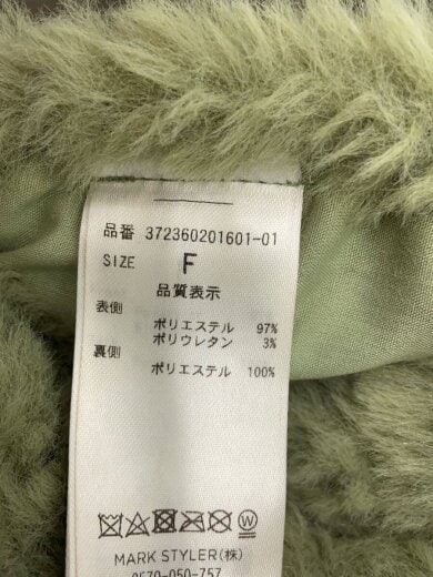 商品画像：23AW/ショートフェイクムートンブルゾン/FREE/ポリエステル/BLK/372360201601-01// 4