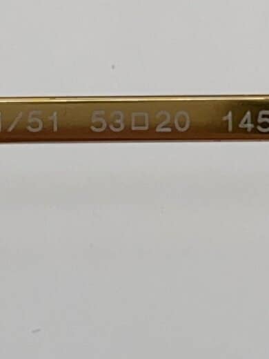 商品画像：JACK/53□20/サングラス/ウェリントン/GLD/BRW/メンズ/RB3565// 5