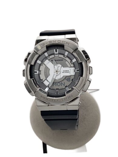 商品画像：クォーツ腕時計_G-SHOCK/デジアナ/ラバー/SLV/BLK 1