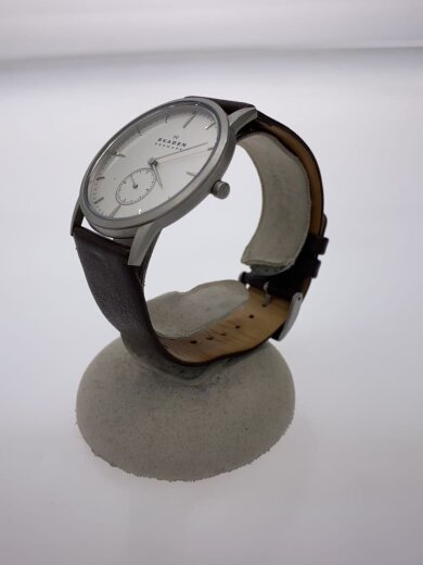 商品画像：クォーツ腕時計/アナログ/レザー/SLV/BRW/958XLSL 2