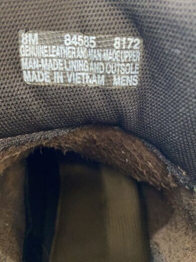 商品画像：レースアップブーツ/26cm/BRW/84585/ダメージ有 5