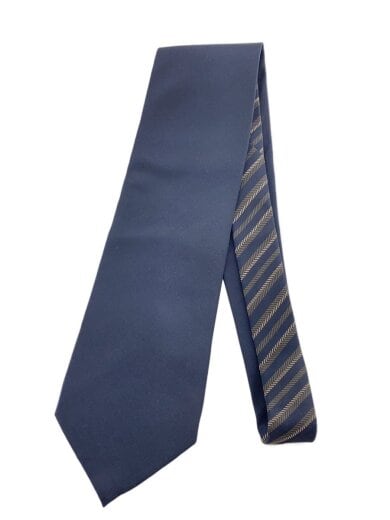 商品画像：ネクタイ/シルク/BLK/無地/メンズ 1