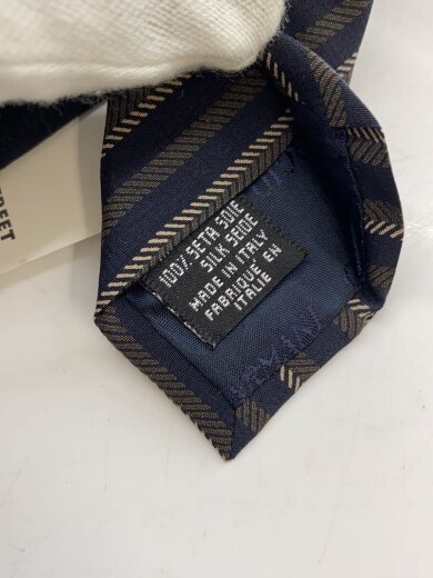 商品画像：ネクタイ/シルク/BLK/無地/メンズ 4