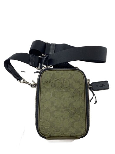 商品画像：ショルダーバッグ/キャンバス/GRN/総柄/CH097 1