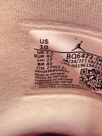 商品画像：AIR JORDAN 1 MID_エア ジョーダン 1 ミッド/27cm/WHT 5