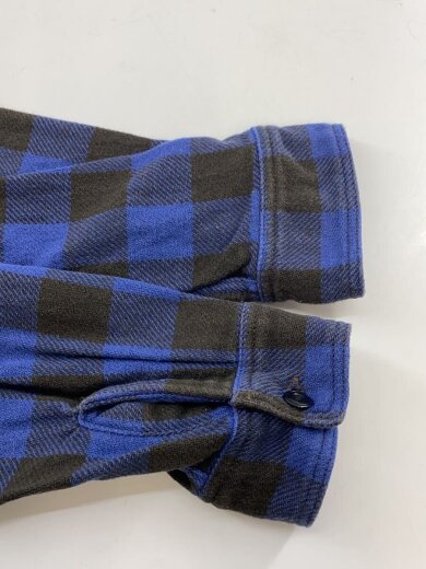 商品画像：ネルシャツ/16/コットン/BLU/チェック/H・OKAMOTO/マチ付 6