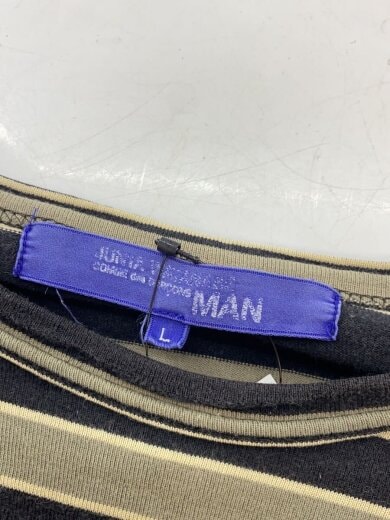 商品画像：カットソー/L/コットン/マルチカラー/ストライプ/AD2004 3