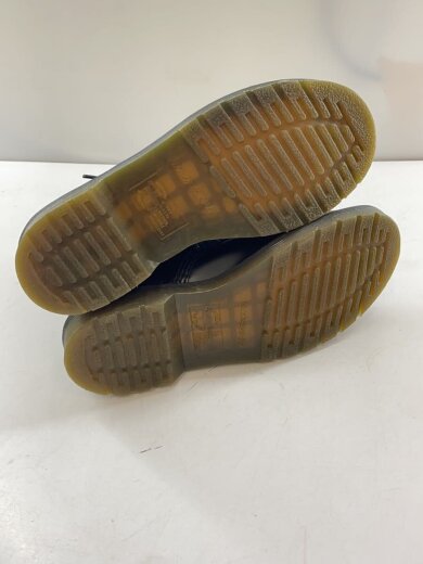 商品画像：8ホール/ガラスレザー/レースアップブーツ/US6/BLK/レザー 4