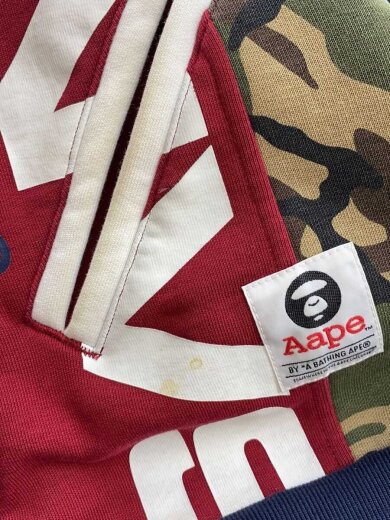 商品画像：クレイジーパターンスタジャン/M/コットン/マルチカラー/カモフラ/AAPSWM3482XXB 6