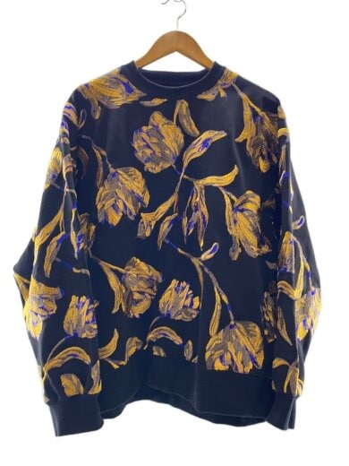 商品画像：スウェット/1/コットン/BLK/花柄/11231411305 1