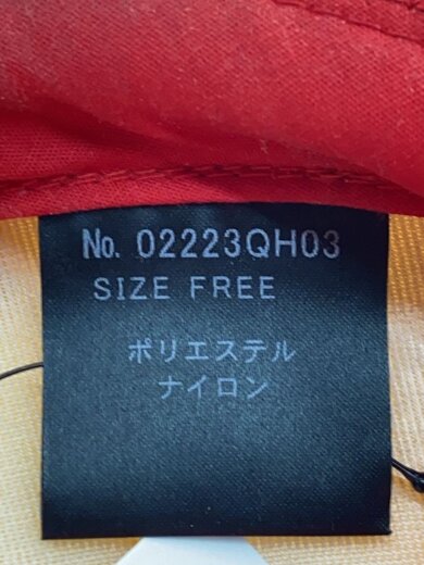 商品画像：キャップ/FREE/ポリエステル/RED/メンズ/02223QH03 6