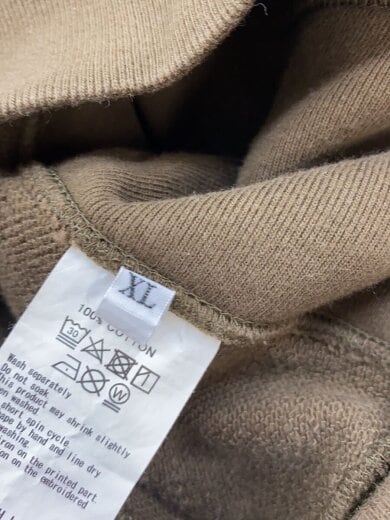 商品画像：21AW/0290131 CREW NECK BROWN/スウェット/XL/コットン/BRW 4