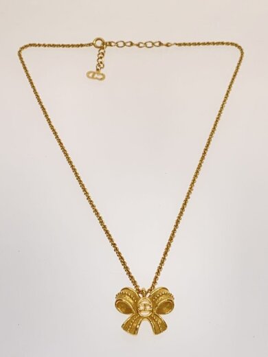 商品画像：リボン/ネックレス/--/GLD/トップ有/レディース// 2