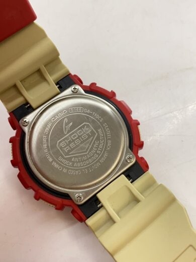 商品画像：クォーツ腕時計・G-SHOCK/デジアナ/ラバー/RED/GLD// 3