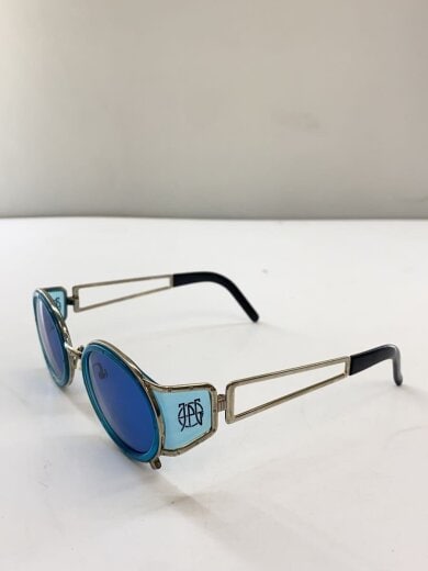 商品画像：サングラス/SLV/BLU/メンズ/58-6201/ノーズパッド片方欠品 2