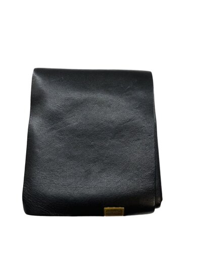 商品画像：3つ折り財布/レザー/BLK/メンズ// 1