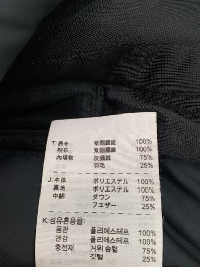 商品画像：ダウンジャケット/3/ポリエステル/BLK 4