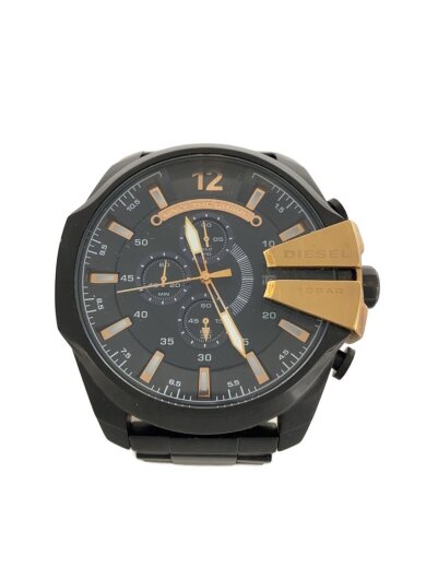 商品画像：クォーツ腕時計/アナログ/ステンレス/BLK/BLK/DZ-4309// 1